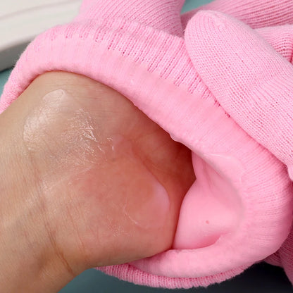 Reusable Silicone Moisturizing Mask Socks Exfoliating Anti Crack Protective Gloves Dry Dead Skin Remover Tools Hand Foot Care