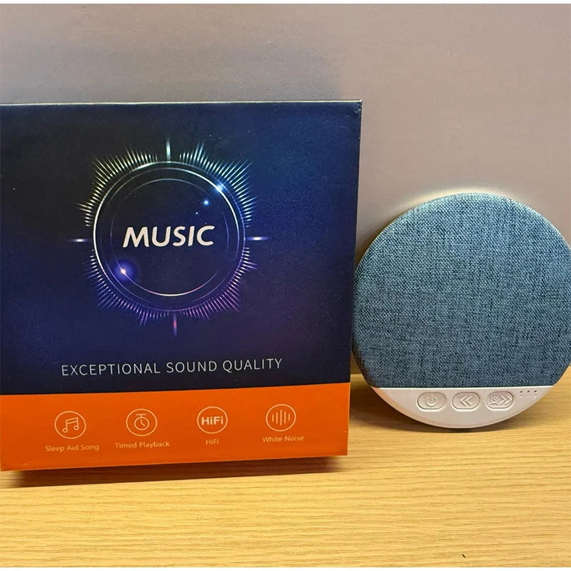 New Upgraded Wireless Under Pillow Speaker Decor Bluetooth Sleep Sound Machine with White Noise 30/60/90 Min Timer for Adult Kid