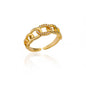 Blue Zircon Crown Rings For Women Stainless Steel Gold Color Adjustable Crown Ring 2026 Trend Design Female Wedding Jewerly Gift