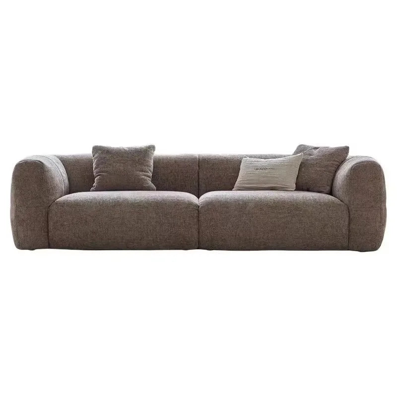 Homestay compressed fabric sofa, small apartment removable and washable large white sofa bed customized multi-function