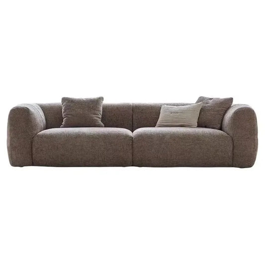 Homestay compressed fabric sofa, small apartment removable and washable large white sofa bed customized multi-function