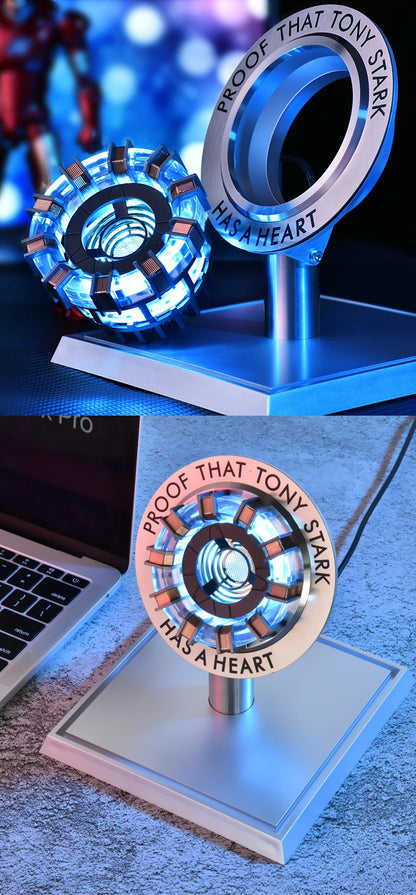New Sale:  Man Mk1 and Mk2 Arc Reactors Tony Stark's Heart of Mark Armor Avengers Figures with LED Lights 1:1 Chest lamp toy edc