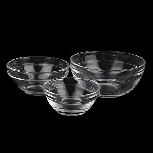1Pcs Facial Makeup Skin Care Tools Glass Facial Mask Essential Oil Bowl Beauty Salon Essential Oil Bowl Thickening Mask Bowl