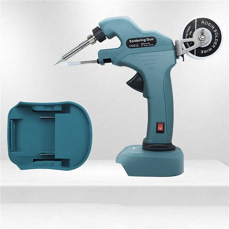 Wireless Internally Heated Battery Soldering Gun Automatically Send Tin Gun Welding Repair Tool Solder Iron for Makita Battery