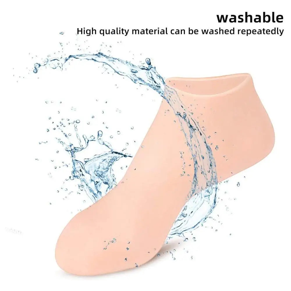 1-5pairs Moisturizing Foot Socks,Silicone Socks for Dry Cracked Feet Women's Foot Socks Cracked Dead Skin Remove Protector