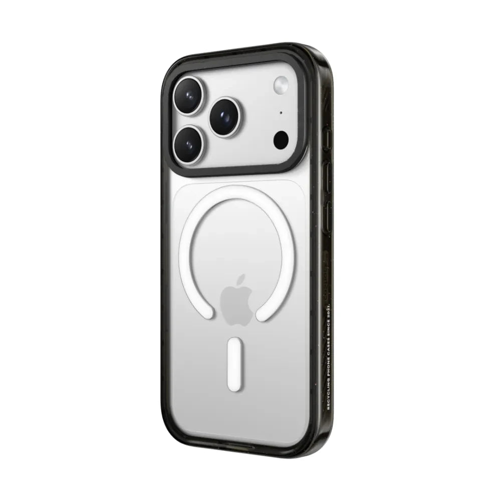 Acrylic Black Border For MagSafe Phone Case For iPhone 18 17 Pro Max 16 15 14 13 12 Pro Max Magnetic Customizable Patterns Cover