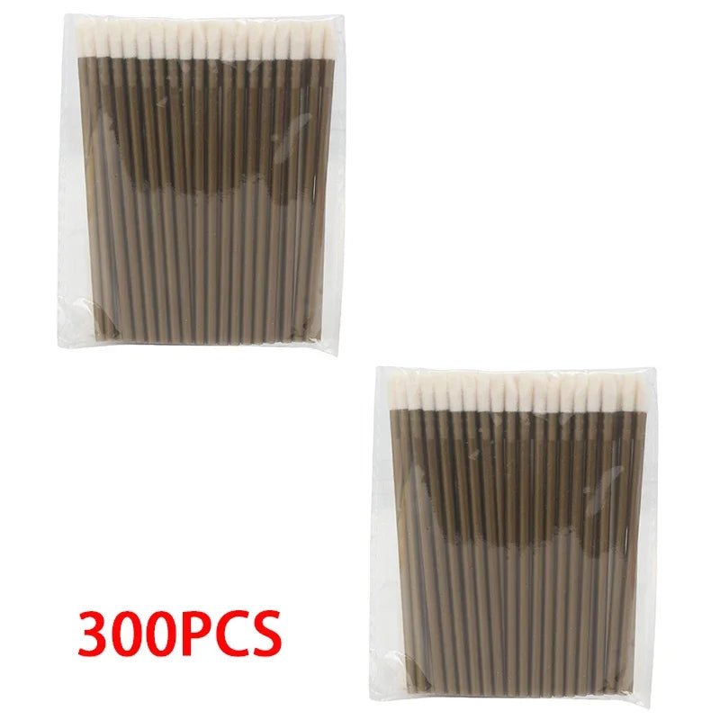 300/500PCS Crystal Lip Brushes Set Wholesale Lipstick Gloss Wands Applicators For Eyelash Extension Makeup Brush Beauty Tool