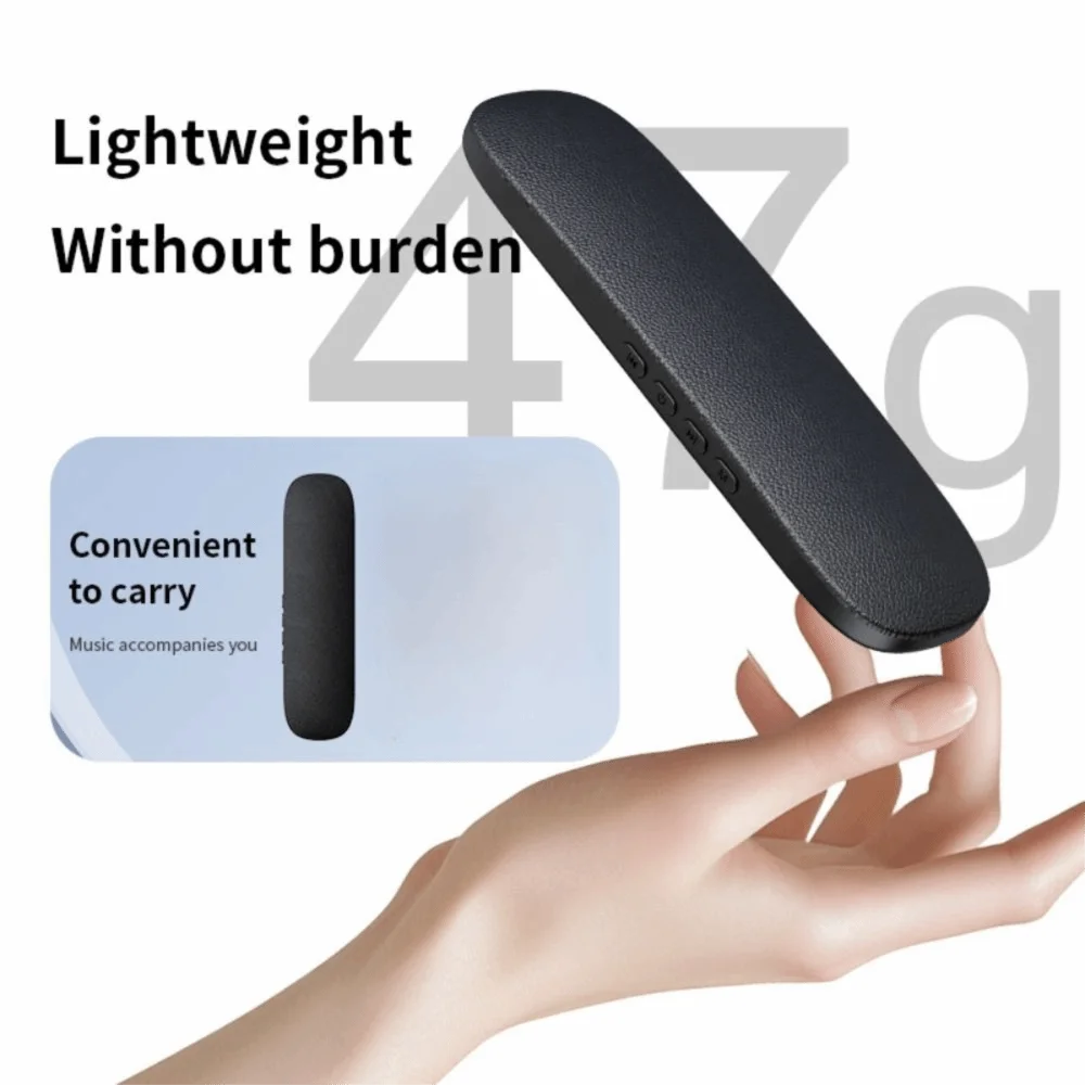 High Quality Bone Conduction Sleep Bluetooth Speaker White Noise Rechargeable Under-pillow Speaker Portable Ultrasonic Sleep Aid