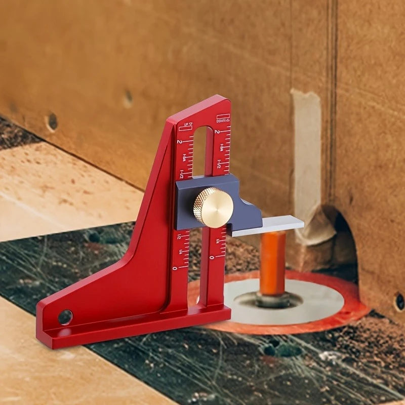 Precision Height Gauge - Metric Depth Measurement Tool, Ideal for DIY Projects, Woodworking Tools for Table Saw, Router Table