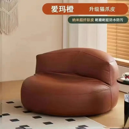 Lazy Bean Bag Sofa Seating Sleeping Tatami Chair Bedroom Room Black Single Sofa Boneless Couch 1-person Hotel Home Furniture