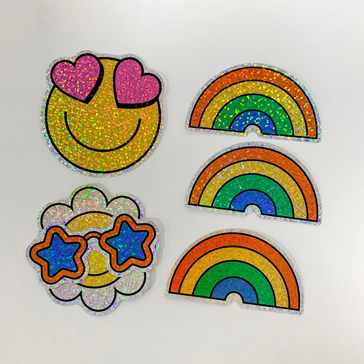 150pcs Customized Holographic Stickers Cutout Vinyl Personalized Party Labels Decal Custom Wedding Business Logo Motor Stickers