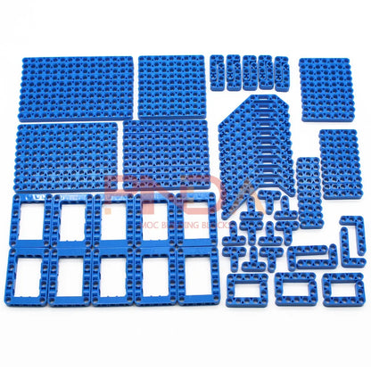120PCS Parti tecniche fai da te 6 colori Liftarm Mattoni da costruzione spessi Blocchi Set di accessori Braccio Fascio Meccanico