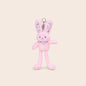 30cm Cute Pull-out Rabbit Plush Toy Keychain Creative Plush Ear Pulling Bunny Pendant Bag Charm Kids Stress Relief Gift