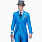 3 Piece Solid Men Suit Wedding Groom Tuxedo Long Blazer Best Man Formal Prom Male Suit Fashion Costume Homme (Jacket+Vest+Pants)