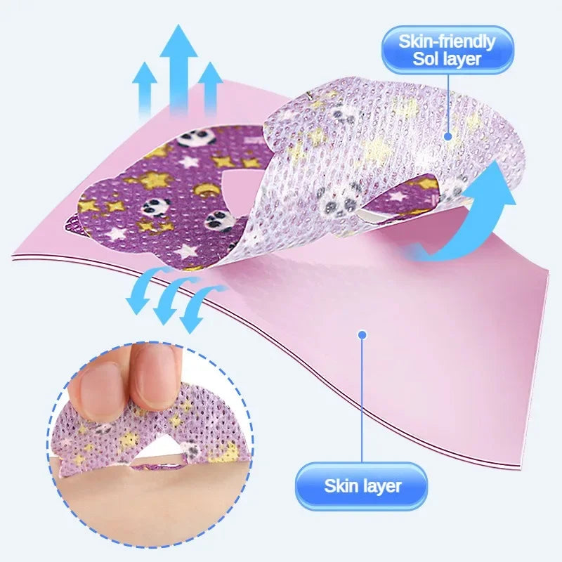 30Pcs Anti-Snoring Stickers Children Adult Night Sleep Lip Nose Breathing Improving Patch Mouth Correction Orthosis Tape