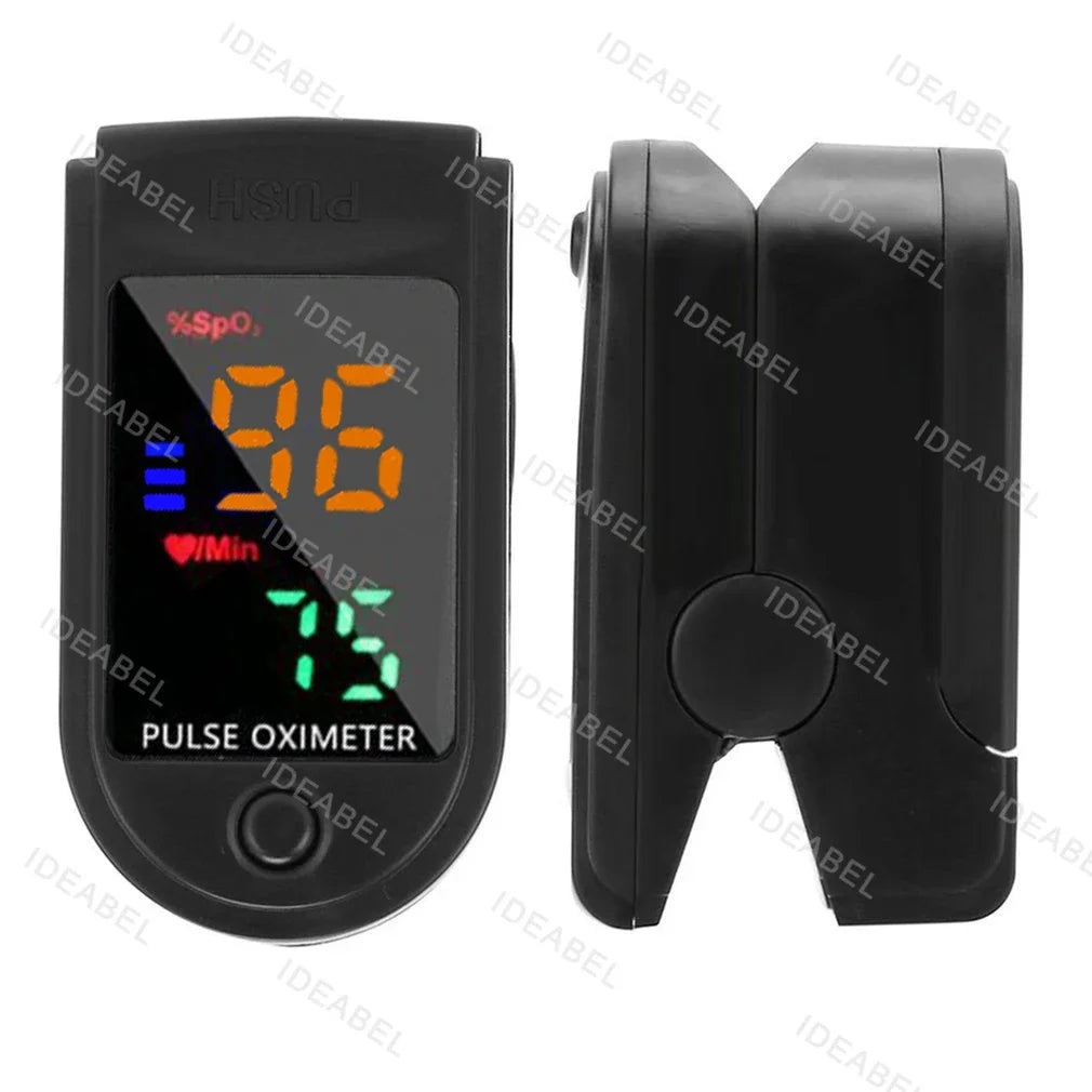 Household Infrared Thermometer Digital Non Contact LCD Laser Thermometer Tool Handheld IR Temp Pyrometer Finger Pulse Oximeter