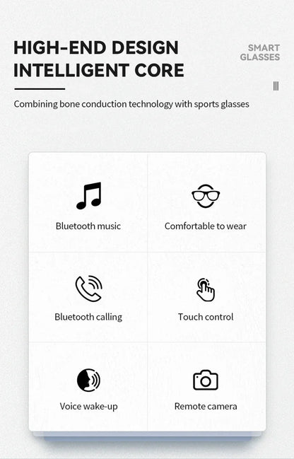 Lenovo 8K HD AI Smart Glasses AI Translation Hands-Free Calling AI Chat Logging Music Playback Smart Sunglasses for Men 2026 Ne