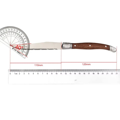 4/6/8P Serrated Steak Knives Set Dinner Knife Cutlery Imitation Steel Table Knife Sharp Handle Cutlery Knife Kitchen Tableware
