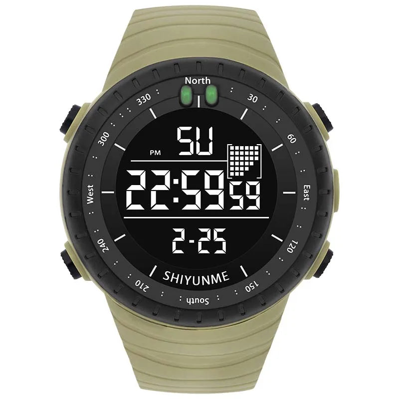 Top Men's Sports Watch 50M Waterproof Military Display Clock Man Watches LED Digital Luxury Fashion  Electronic Wristwatch  2111