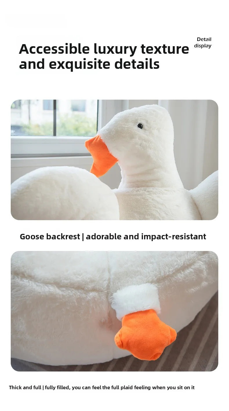 creative cute bean bag sofa goose-shaped design soft portable sofa single lightweight couch wohnzimmer living room furniture