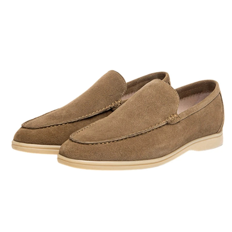 26 Men summer casual loafers made of suede, slip-on pull-on design, easy to wear and take off.LF1246