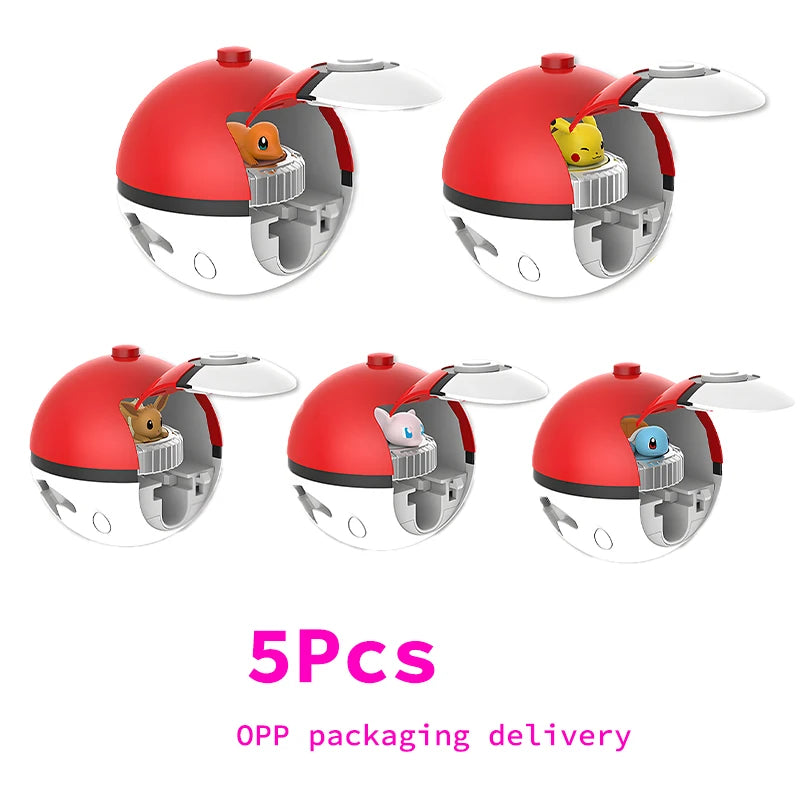 Original Pokemon Pikachu Spinning Top Arena Cartoon Anime Figure Pull Monster Elf Ball Battle Game Boy Kids Child Birthday Gift