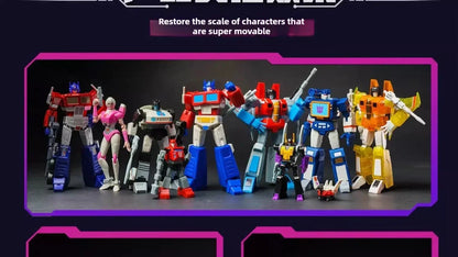 Blind Box Transformers Articulated Figure - AULDEY AAE Optimus Prime Soundwave Multi-Pose Action Model Display Gift for Kids