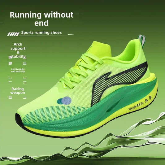 2026 New Men/women Carbon Plate Mesh Casual Sports Shoes, Breathable, Lightweight, Shock-Absorbing Running Sneakers