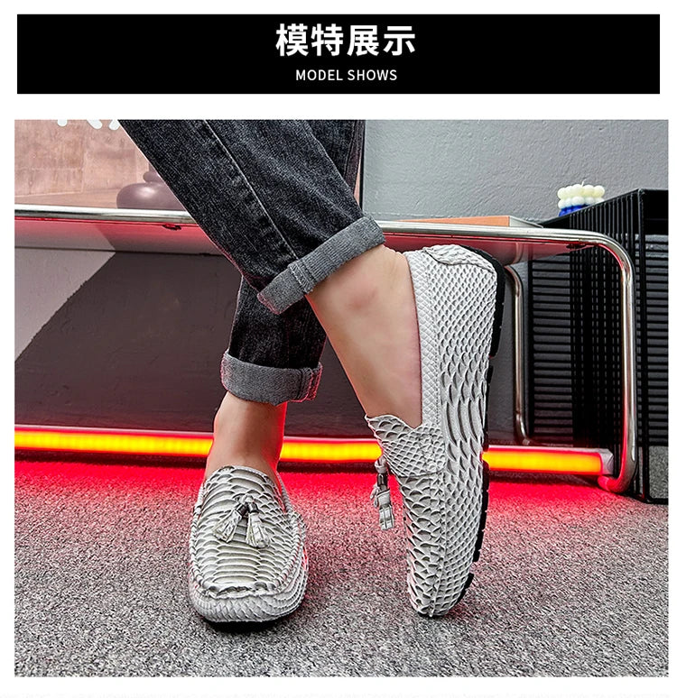 Driving Shoes Summer Mens Outdoor Anti-slip Comfort Soft High Quality Men Breathable Flat Driving Shoes Classic Casual Loafers