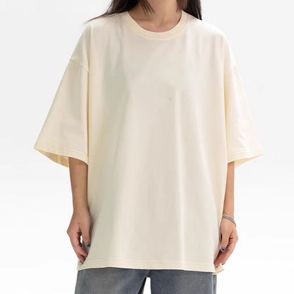 Summer 100% Cotton T Shirts,Short Sleeve Crew Neck Tops,Oversize Tee,Soft T Shirt for Women
