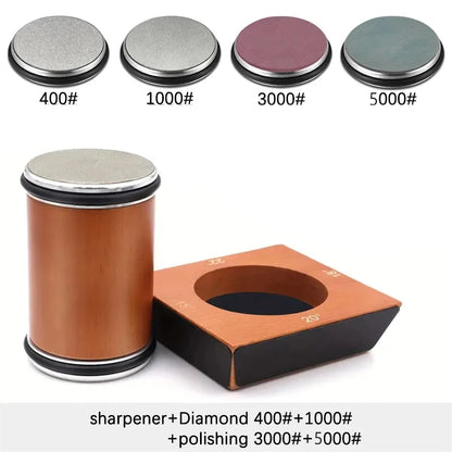 Niiruo 4 Angles Rolling Knife Sharpener Kit For Straight Edge Roller Knife Sharpening With Industry Diamonds Whetstone Knife Set