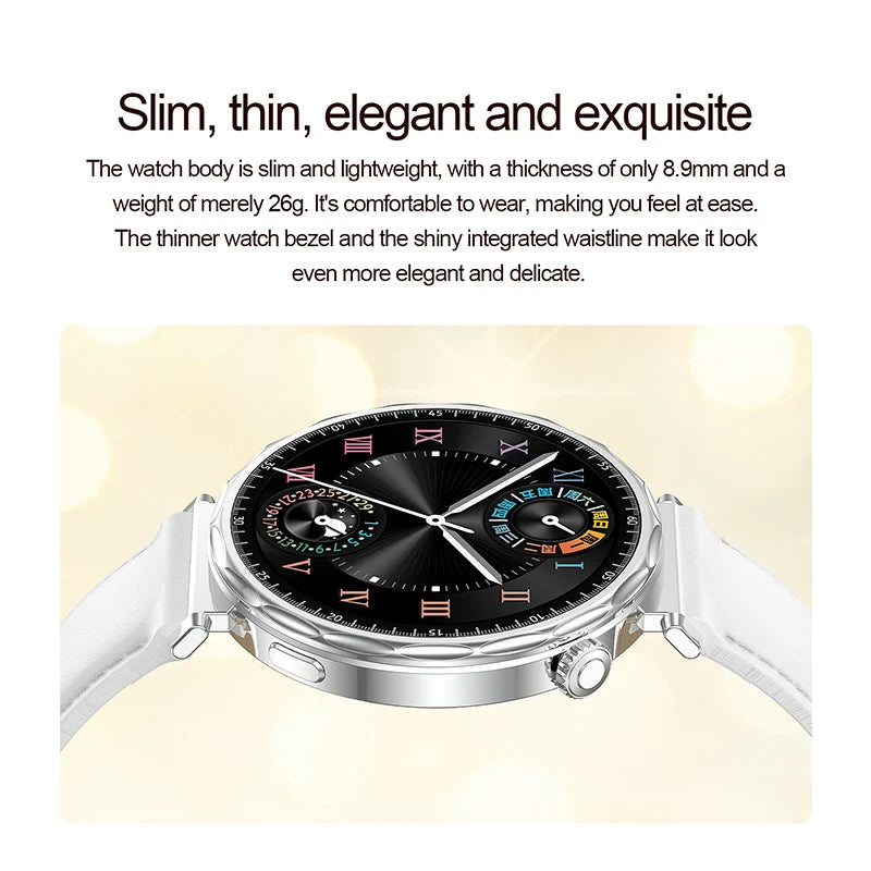 LIGE 2025 Smart Watch Women Full Circle Touch Screen Bluetooth Call Men Smartwatch Waterproof Sport Activity Fitness Watch Women