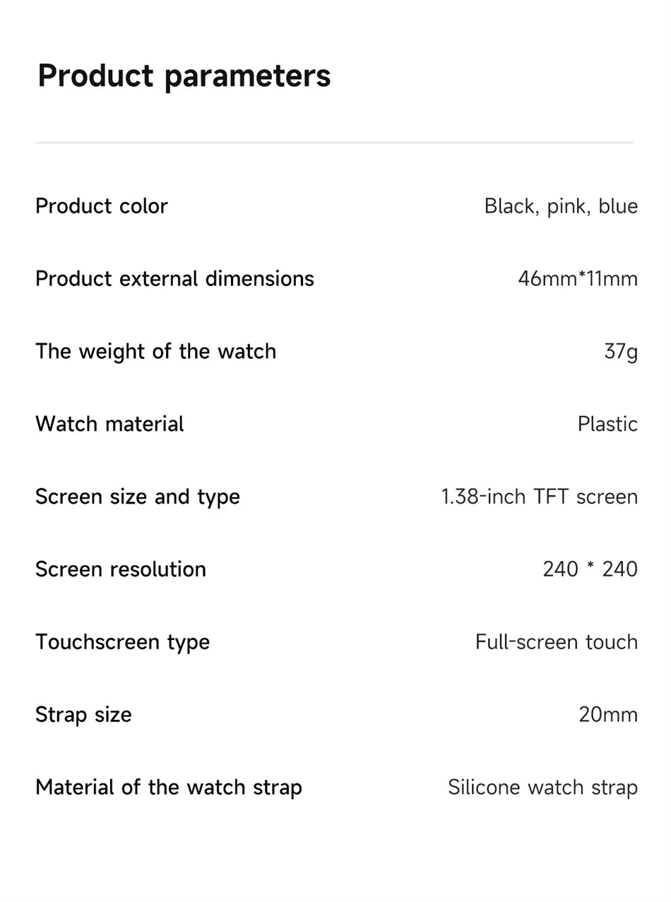 LIGE Nowy 1,38-calowy Smartwatch Zdrowotny Damski Połączenia Bluetooth Smartwatch Męski Monitorowanie Tętna Bransoletka Sportowa Odtwarzacz Muzyki 2026