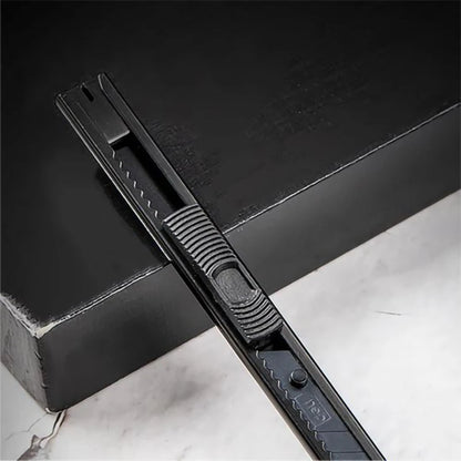 1 Pcs 9mm Black Self-locking Utility Knives Safety Snap Off Knife Paper Cutter Knife Multifunctional Office Supplies Art Knifes