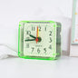 Table Clock Square Alarm Clock Small Alarm Electronic Bed Compact Travel Clock Quartz For Child Students Desk Alarm