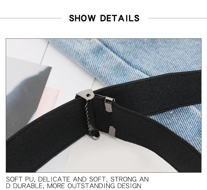 1pc Buckle-Free Belt For Jean Pants,Dresses,No Buckle Stretch Elastic Waist Belt For Women/Men,No Bulge,No Hassle Waist Belt