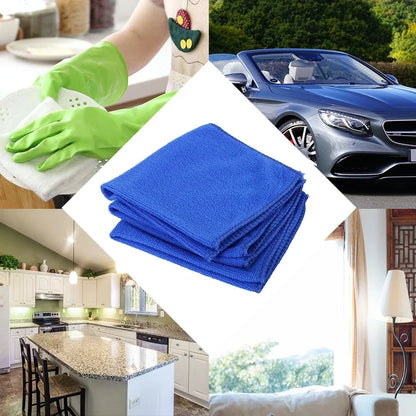 30x60cm Microfiber Cleaning Towel - Super Absorbent Lint-Free Scratch-Free Cloth for Car Washing and Home Use