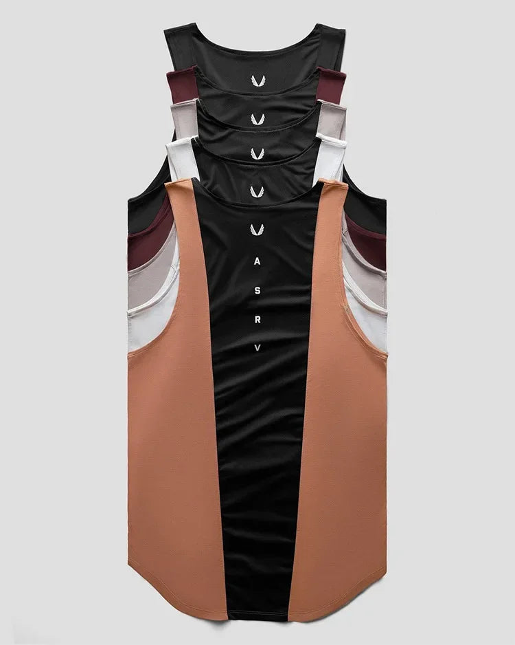 Summer men's vest gym clothing man Quick Drying tank tops Indoor fitness basketball vest Breathable men's clothing vest for man