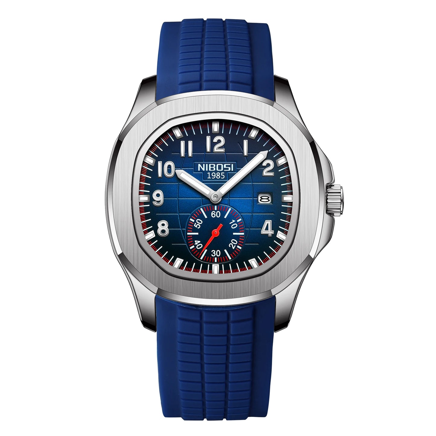 NIBOSI Sport Mens Watches Top Brand Luxury Auto Date Watch Men Waterproof Luminous AQUANAUT Quartz Watches for Men Reloj Hombre