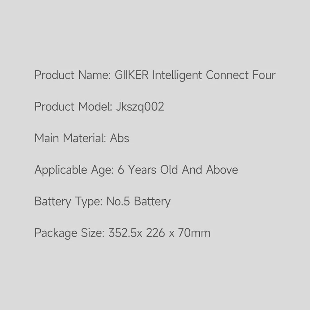Giiker Smart Four Connected 5x5x5 3D Four in A Row Board Game with Intelligent AI Space Creative Interactive Toys For Kids Gifts