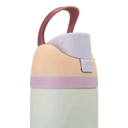Owala portable cup, one handed open lid, large capacity water cup, straw cup, insulated cup, 710mL | Coastal Mist