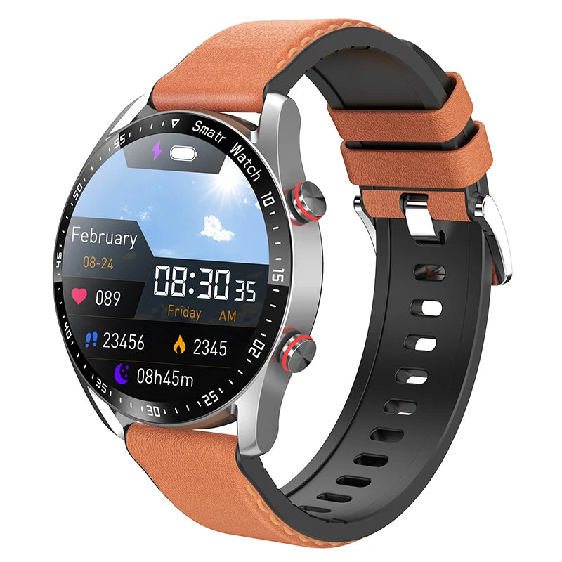 2026 NEW 1.5 inch Smart Watch Men Bluetooth Call Heart Rate ECG Health Fitness Sports Watch Waterproof Business Man Smartwatch