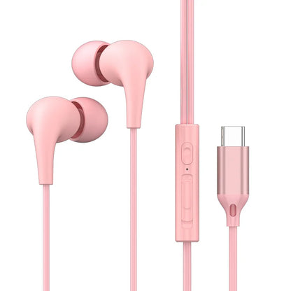 Type C 3.5mm Wired Headphones 9D HiFi In Ear Earphone Digital Chip Game Headset For iPhone Samsung Huawei Xiaomi With microphone
