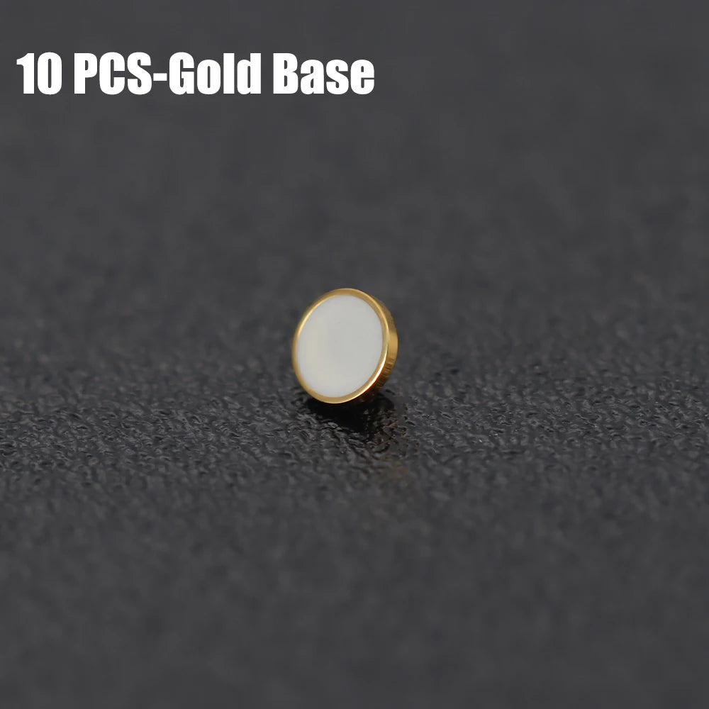 Green Luminous Pip Suitable for Omega Seamaster 300 Bezel Insert Lume Pip 12 Clock Scale Watch Bezel Luminous Pearl Replace Part