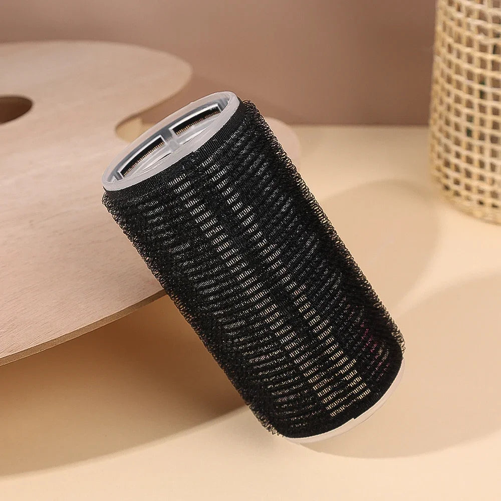 Self-adhesive Curling Tube Natural Stuckless Salon Hairdressing Curlers for Girl Beauty Styling Tool Pink Black Hair Roller Bang