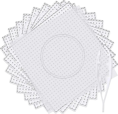 1/4/9pcs 5mm Large Square Fuse Beads Pegboards Plastic Beads Boards with Ironing Paper, Beads Tweezers for Kids Craft Beads