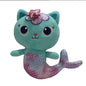 HOT Gabby Dollhouse Plush Toy Mercat Cartoon Stuffed Animals Smiling Cat Racing Car Cat Hug Gaby Girl Dolls Kids Birthday Gifts-