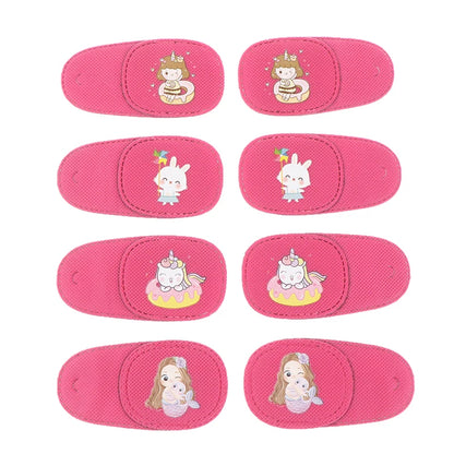 【6Pcs/set Children Health Care Kids Occlusion Medical Lazy Eye Patch Eyeshade For Kids Strabismus Vision Care Kit】