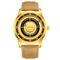 FOXBOX Watch Planet Design Fashion Floating Magnetic Pointer Free Ball Bearing Creative Simple Waterproof Quartz Watch for Men