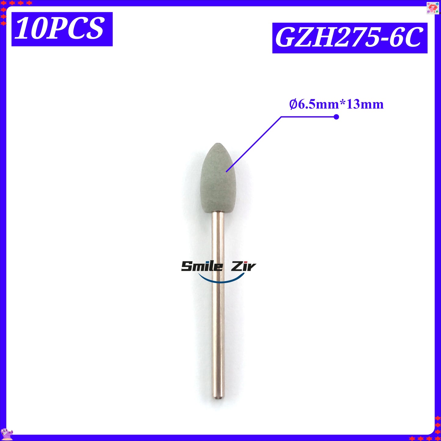 Dental Lab 2-in-1 Grinding Polishing Hand Tool for Pre-Sintered Zirconia Green State Zirconia Restoration Finishing Rotary Tool